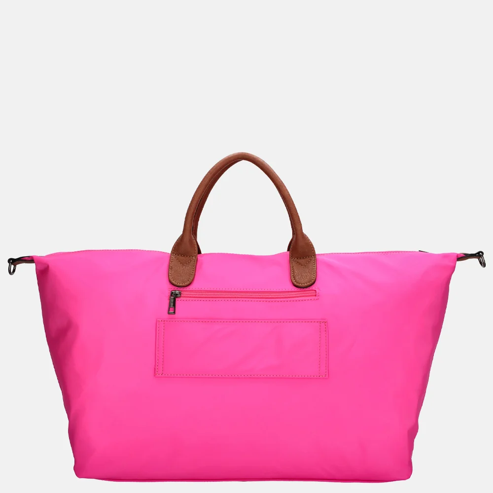 Charm London Buckingham weekendtas fuchsia bij Duifhuizen