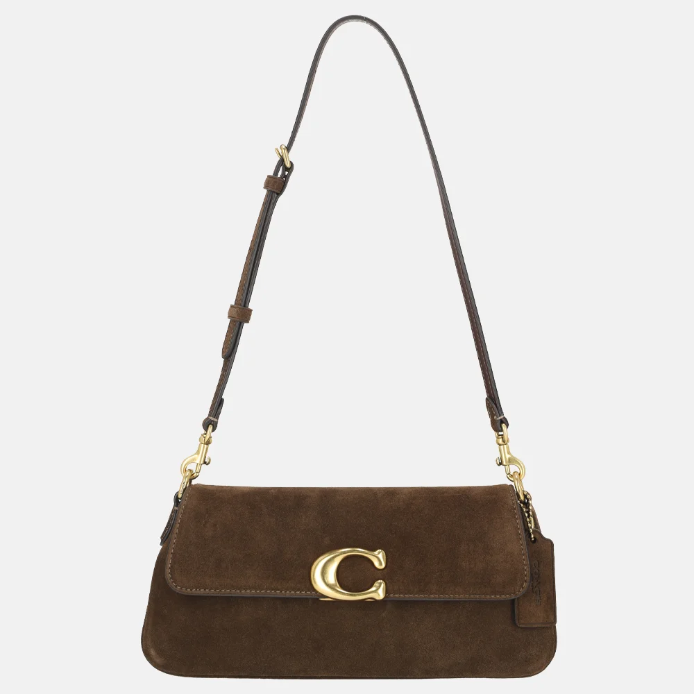Coach Jet schoudertas dark chocolat bij Duifhuizen