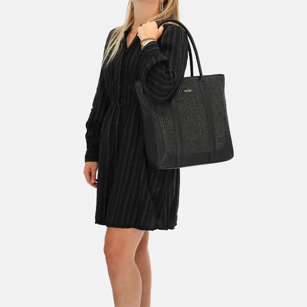 Charm London Hillingdon shopper zwart bij Duifhuizen