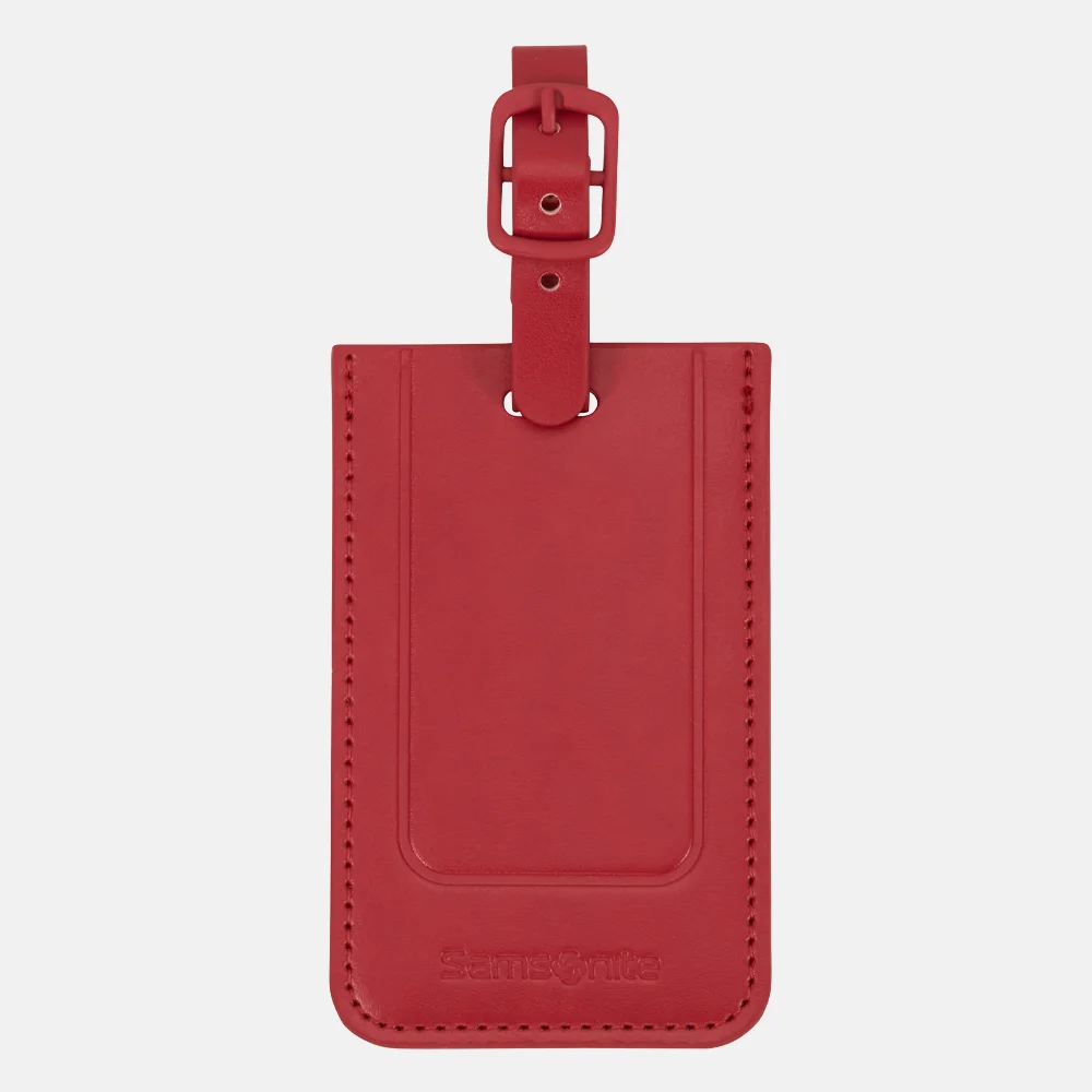 Samsonite Revolution kofferlabel red