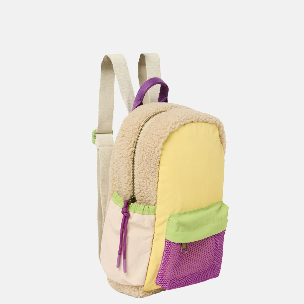 Studio Noos Patchwork kinderrugzak mini butter yellow bij Duifhuizen