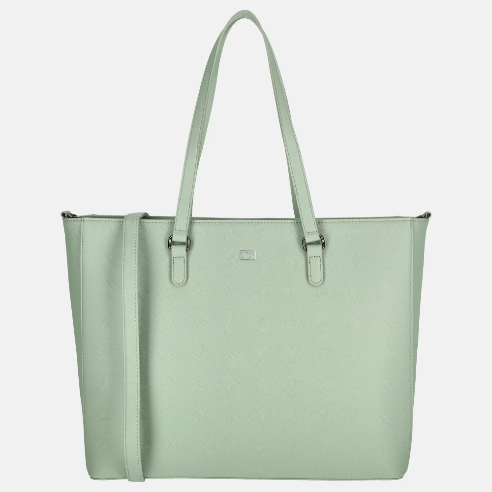 Duifhuizen Saffiano shopper L pistachio