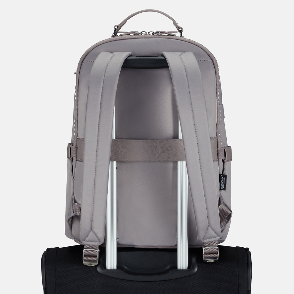 Samsonite Karissa Biz 2.0 rugzak 14.1 inch lilac grey bij Duifhuizen