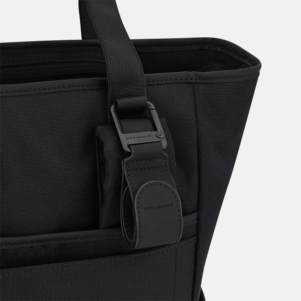 Kapten & Son Lindby rugzak 14 inch all black bij Duifhuizen