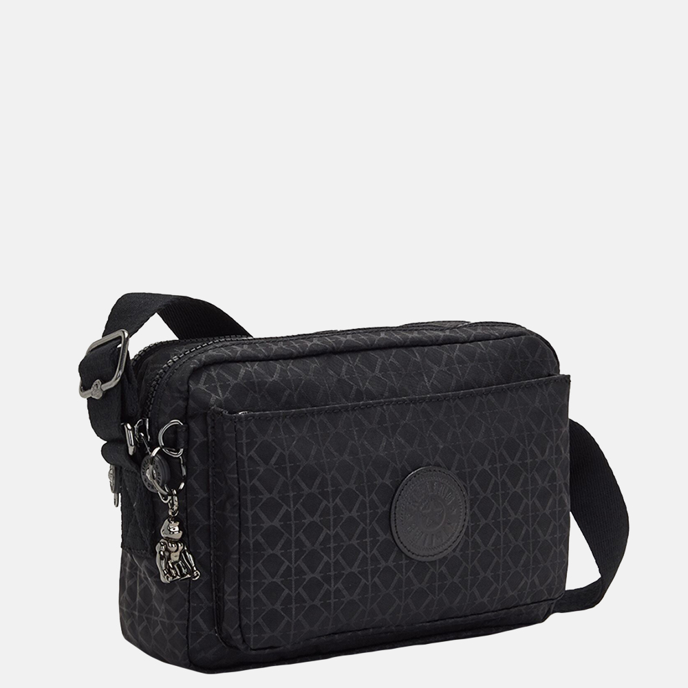 Kipling Abanu schoudertas M signature emb bij Duifhuizen