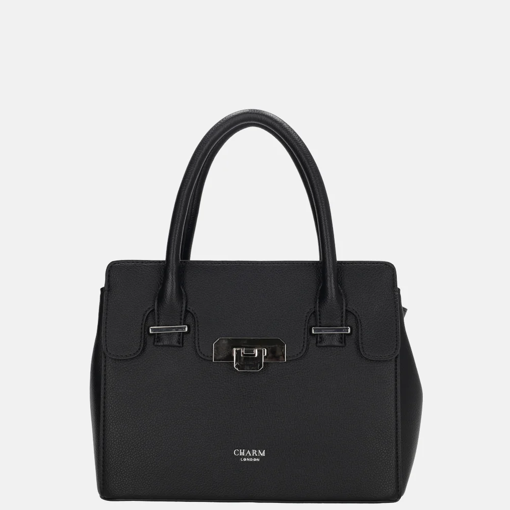 Charm London Soho handtas classic S zwart bij Duifhuizen