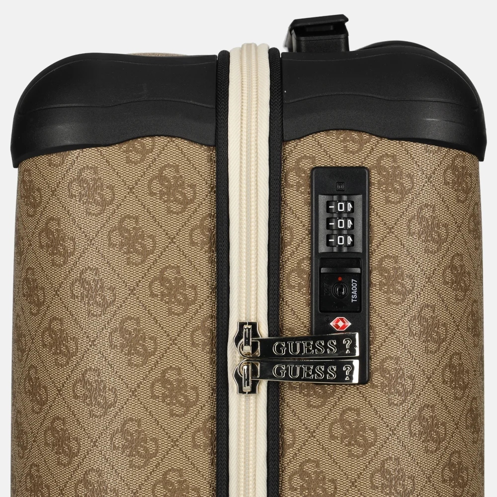 Guess Mildred handbagage koffer 53 cm latte bij Duifhuizen