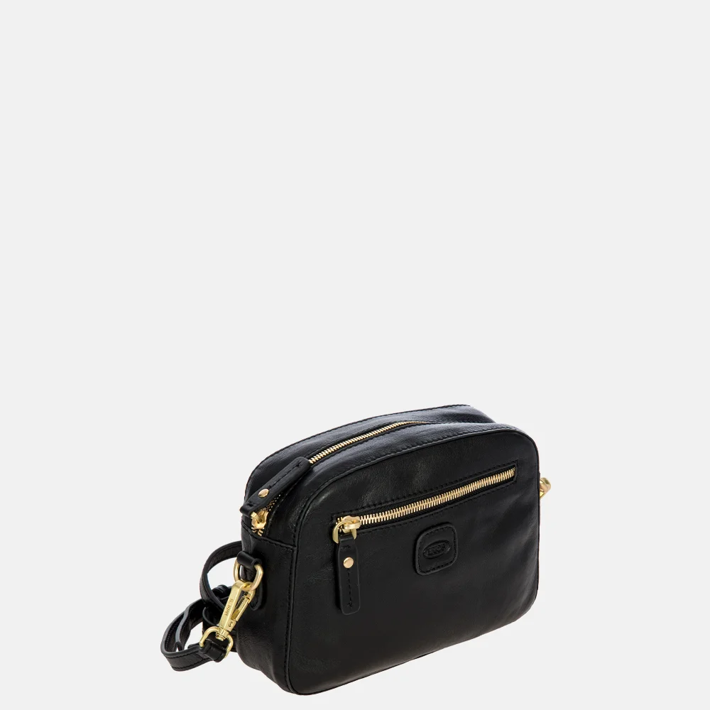 Bric's Volterra crossbody tas nero bij Duifhuizen