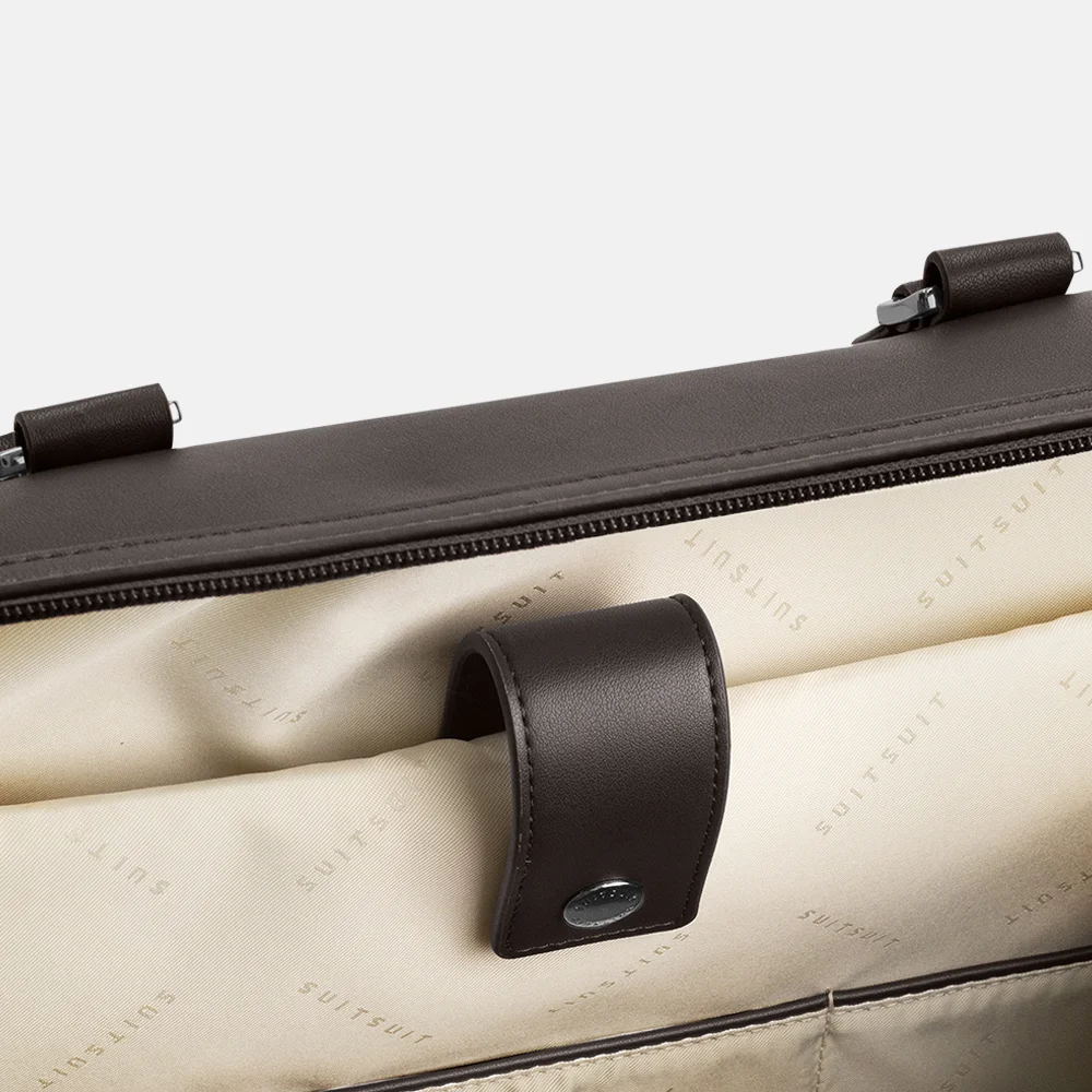 Suitsuit  Mystique laptoptas 16 inch ground coffee bij Duifhuizen