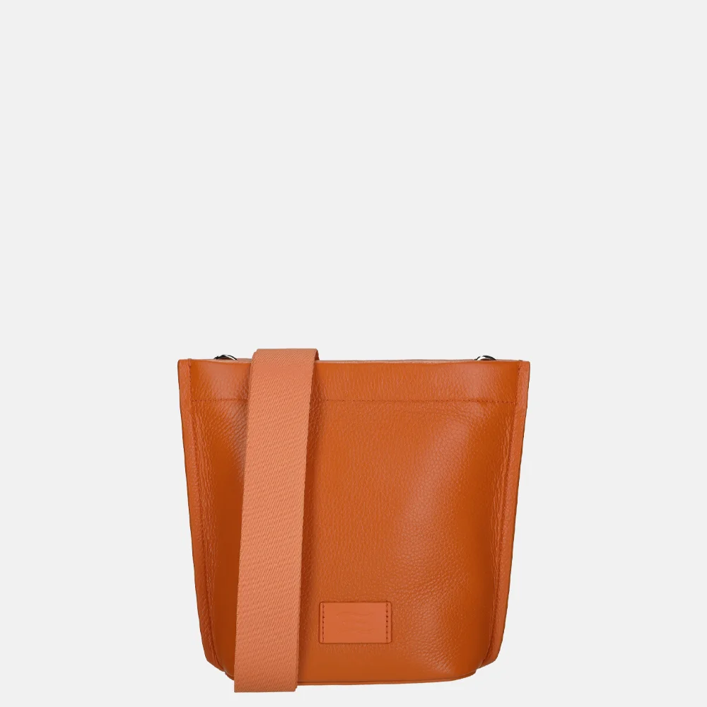 Crinkles crossbody tas S orange