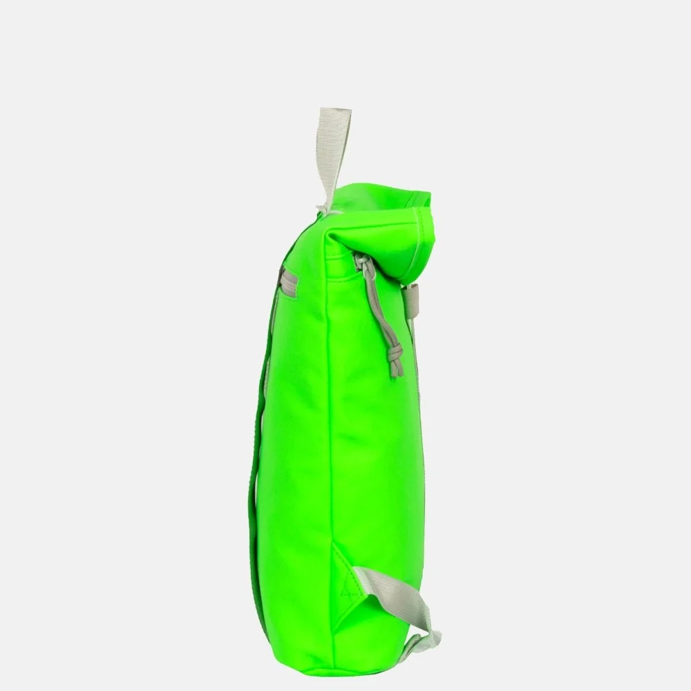 New Rebels neon Mart rol backpack mini rugzak fluor green bij Duifhuizen