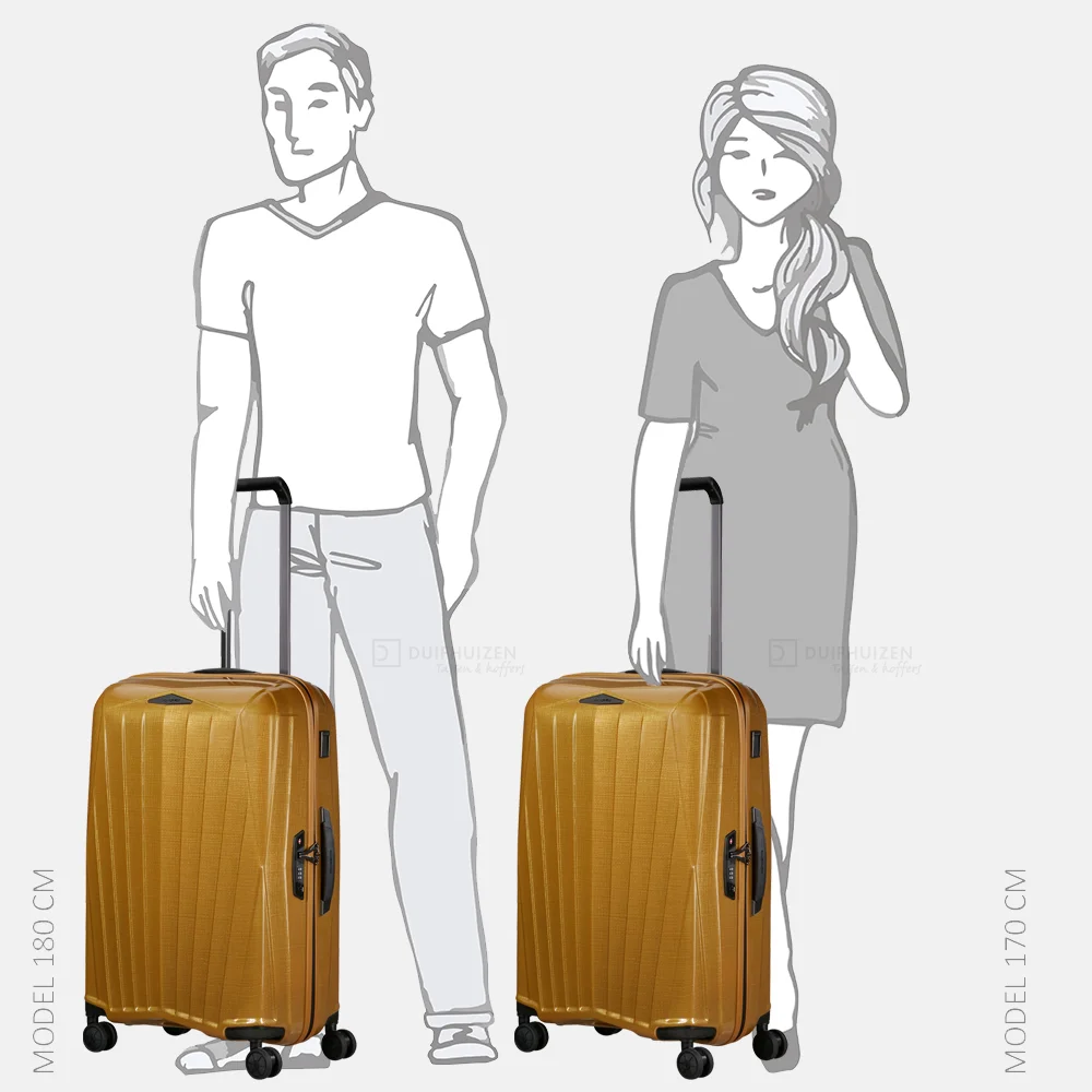 Samsonite Major-Lite koffer 69 cm Saffron Yellow bij Duifhuizen