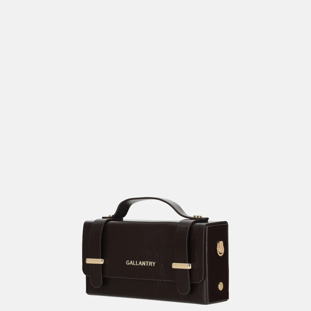 Firenze crossbody tas lak coffee bij Duifhuizen