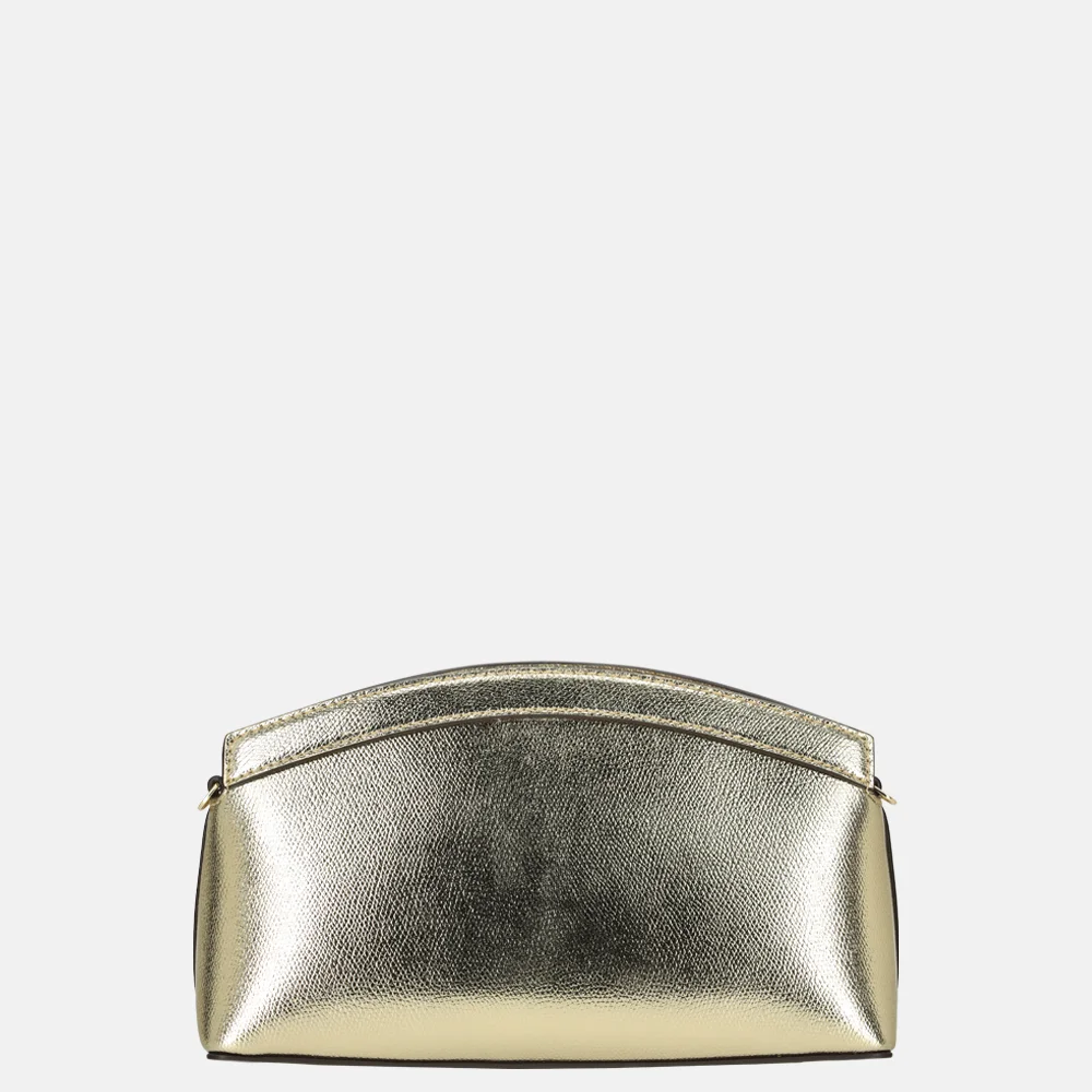 Michael Kors Dome crossbody tas S pale gold bij Duifhuizen