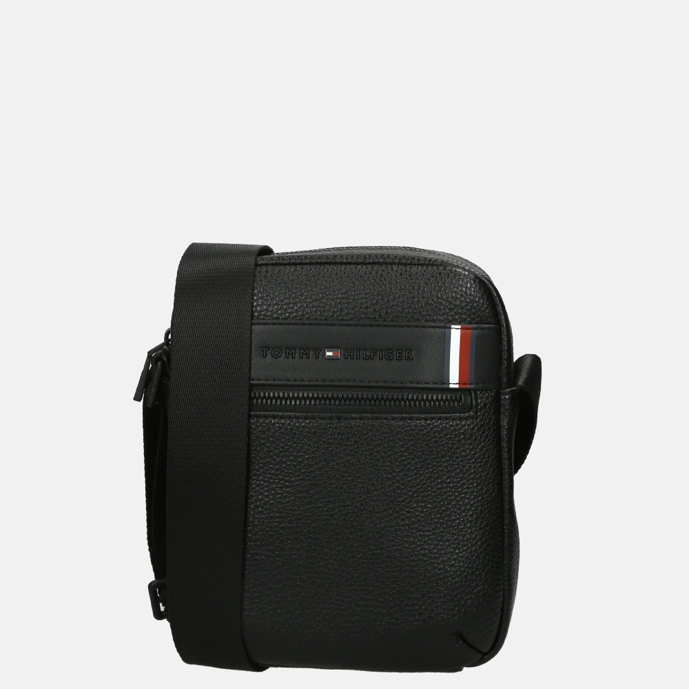 Tommy Central Reporter crossbody black bij Duifhuizen