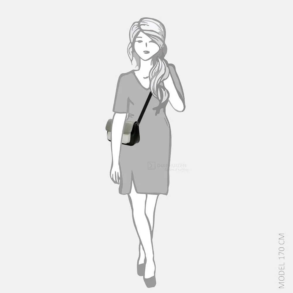 Daniele Donati crossbody tas black bij Duifhuizen
