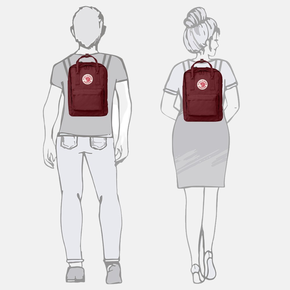 Fjällräven Kånken rugzak 13 inch ox red bij Duifhuizen