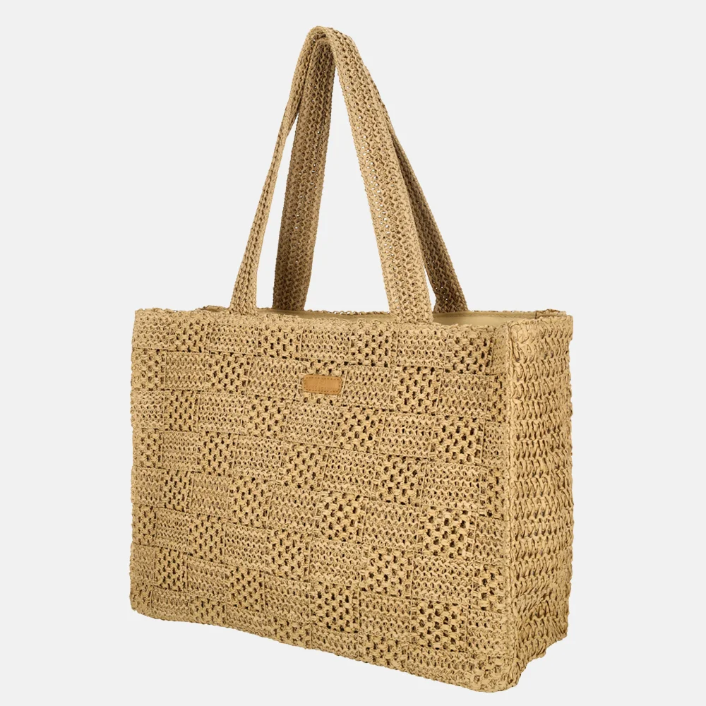 Enrico Benetti Capri shopper riet L natuur bij Duifhuizen