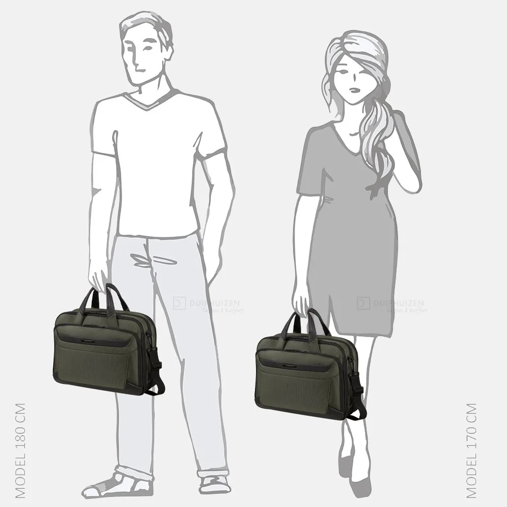 Samsonite Pro-Dlx 6 laptoptas 15.6 inch green bij Duifhuizen