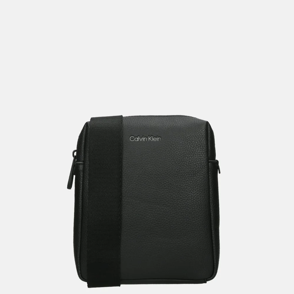 Calvin Klein Must Reporter crossbody tas black bij Duifhuizen