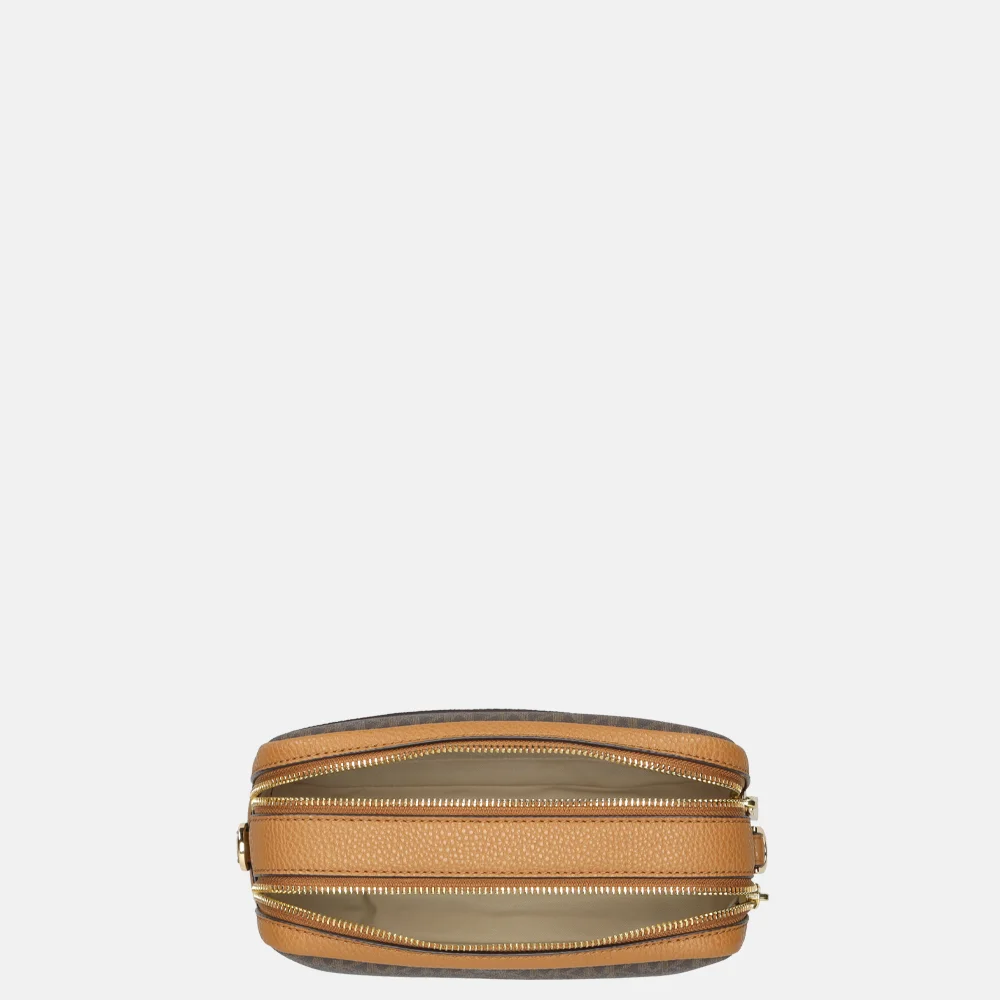 Michael Kors Bryant crossbody tas M brown/acorn bij Duifhuizen