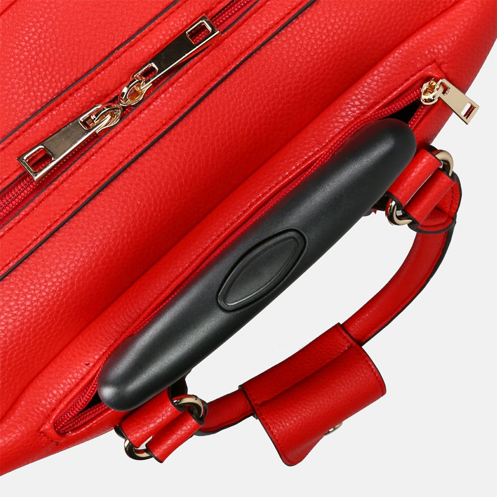 Olivia Lauren Carmen business trolley 15.6 inch rood bij Duifhuizen