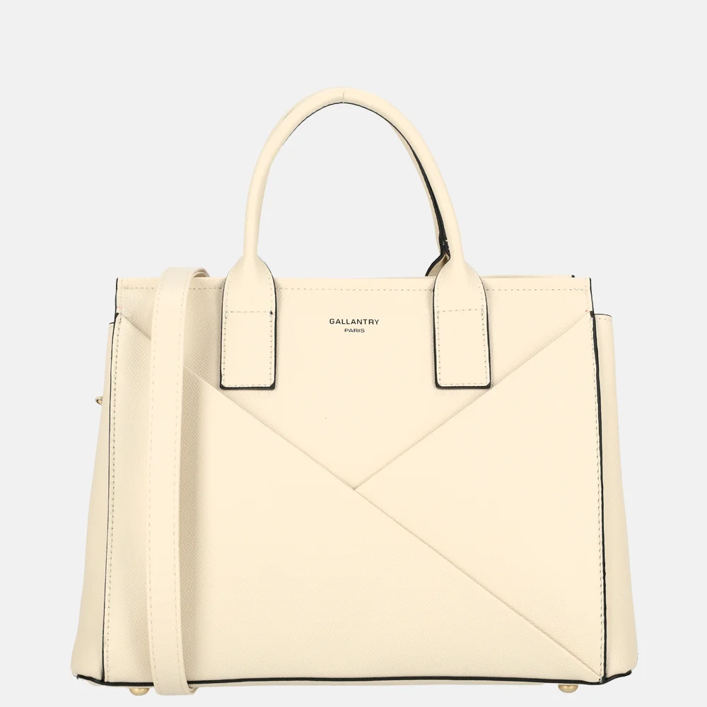 Firenze handtas voorvak beige