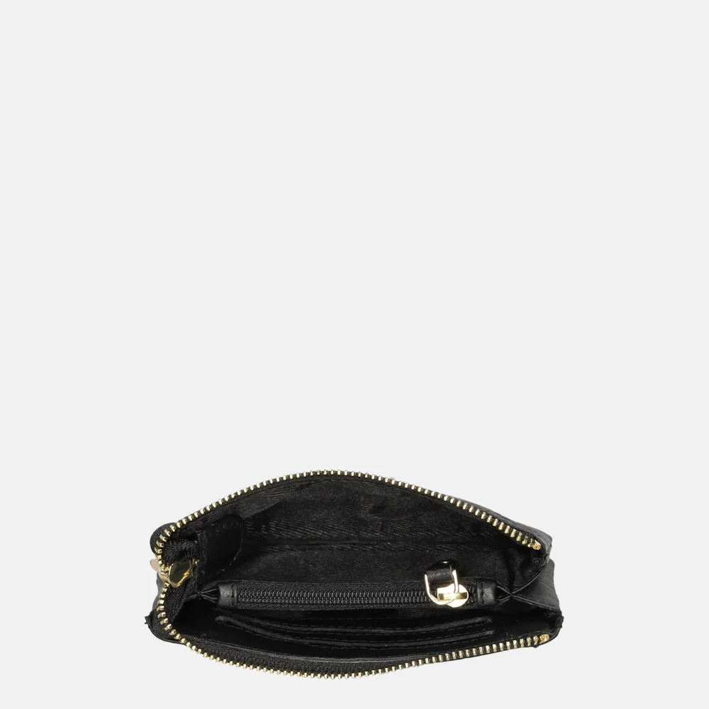 Crinkles portemonnee S black bij Duifhuizen