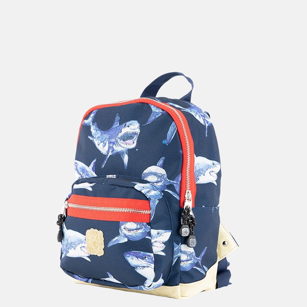 Pick & Pack Shark kinderrugzak S navy bij Duifhuizen