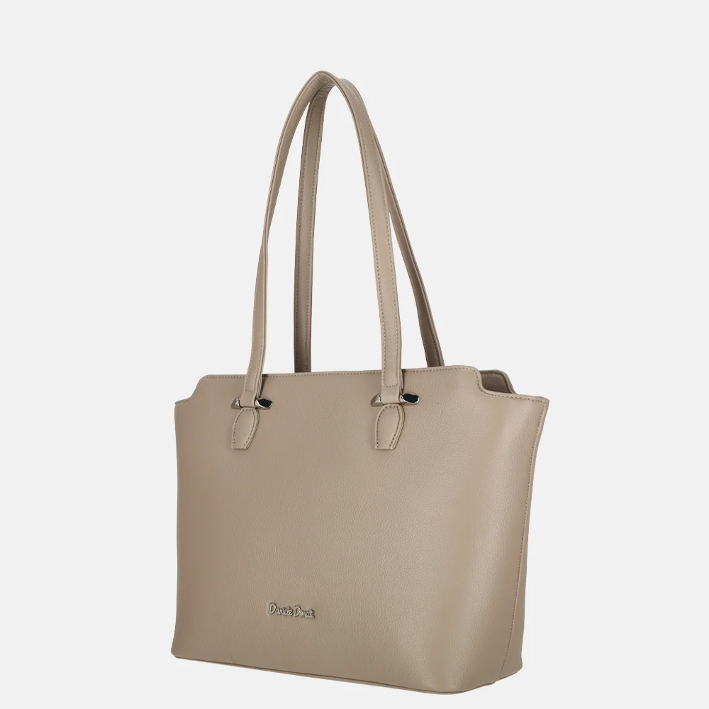 Daniele Donati shopper beige bij Duifhuizen