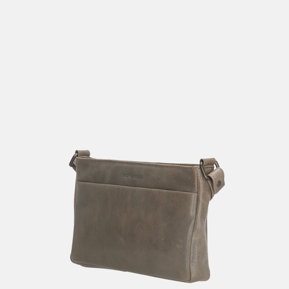 Micmacbags Porto schoudertas grey bij Duifhuizen