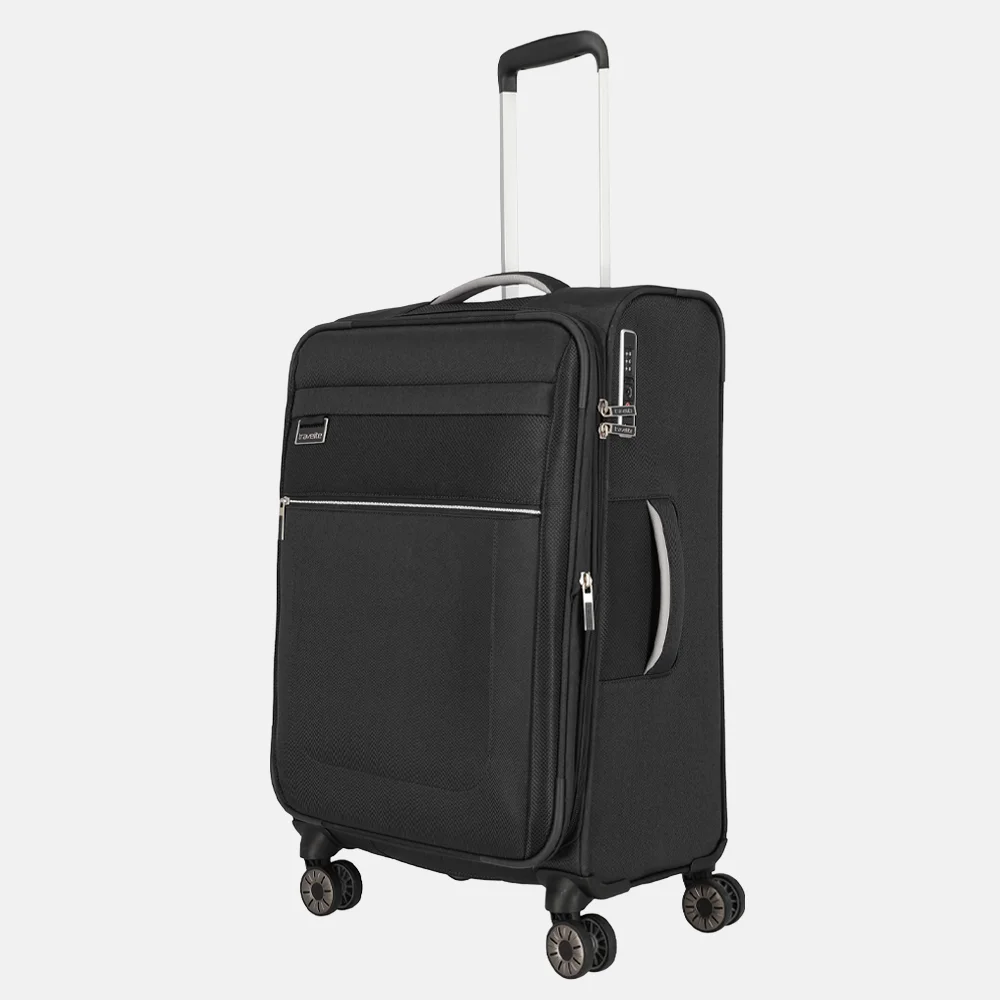 Travelite Miigo koffer 67 cm black bij Duifhuizen