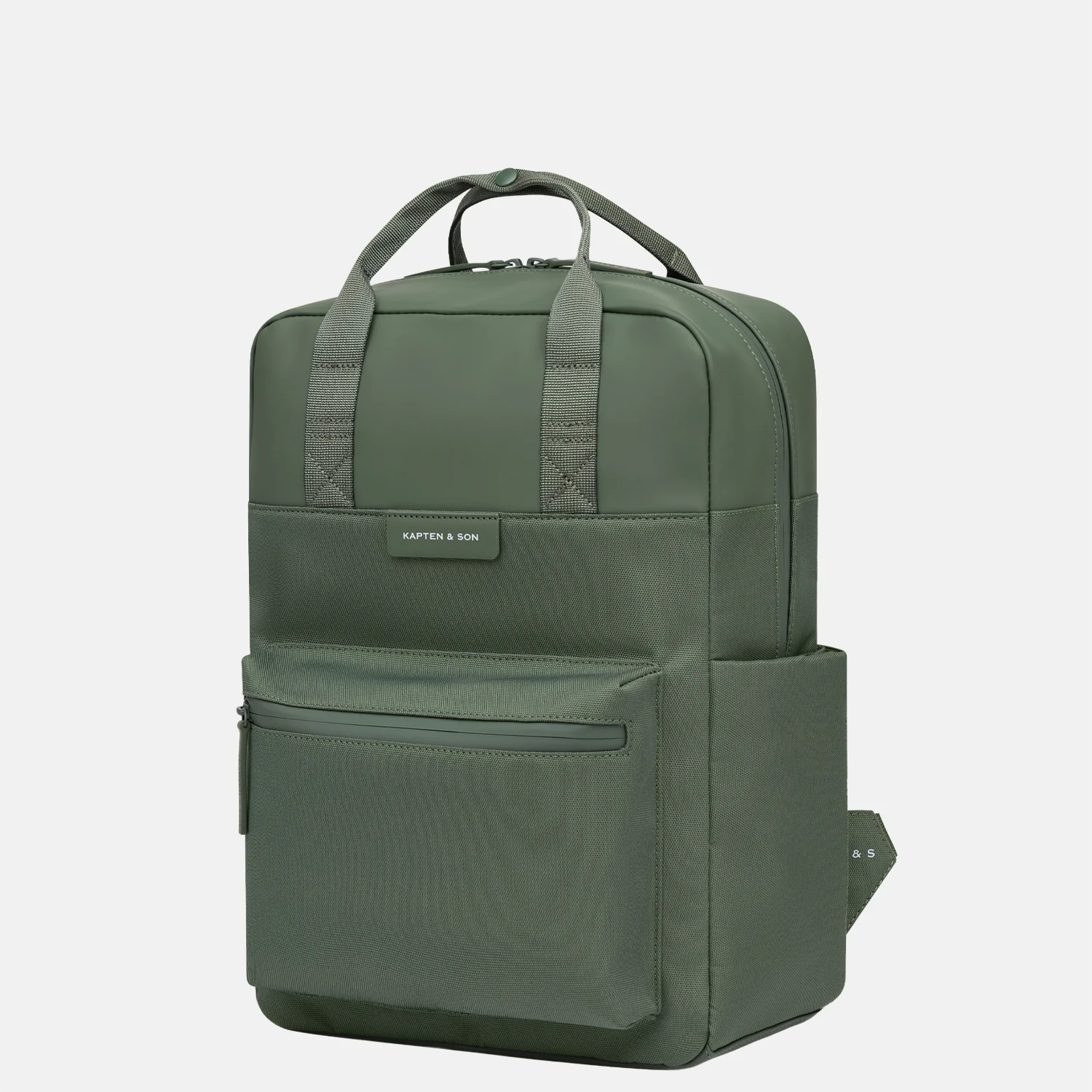 Kapten & Son Bergen Pro rugzak 15 inch dusty green bij Duifhuizen
