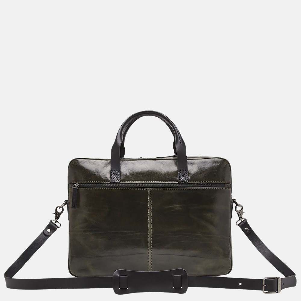 Castelijn & Beerens Limited Edition Rien laptoptas 15.6 inch dark militairy bij Duifhuizen