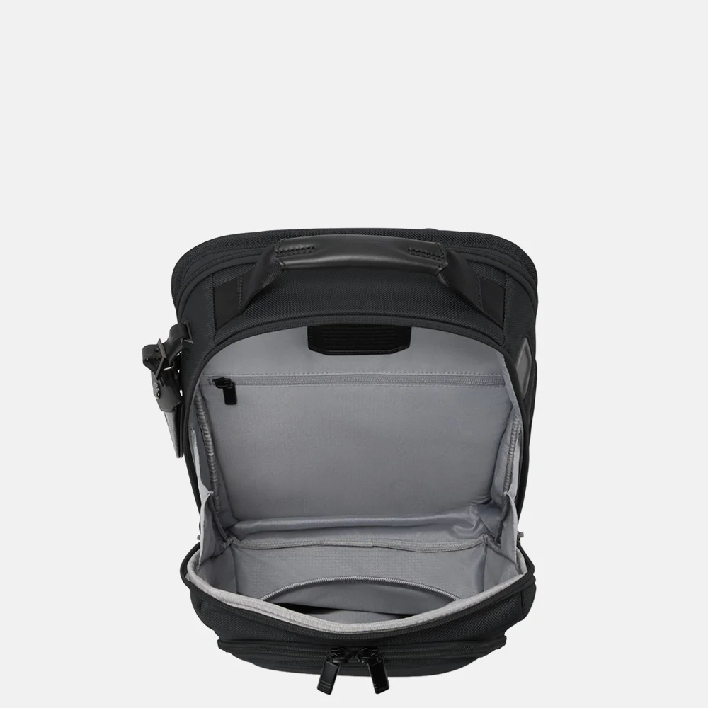 Tumi Alpha laptoprugzak expandable medium 15 inch black bij Duifhuizen
