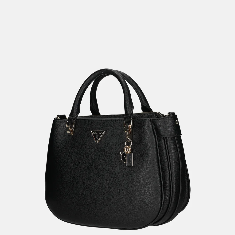 Guess Fedora satchel handtas black bij Duifhuizen