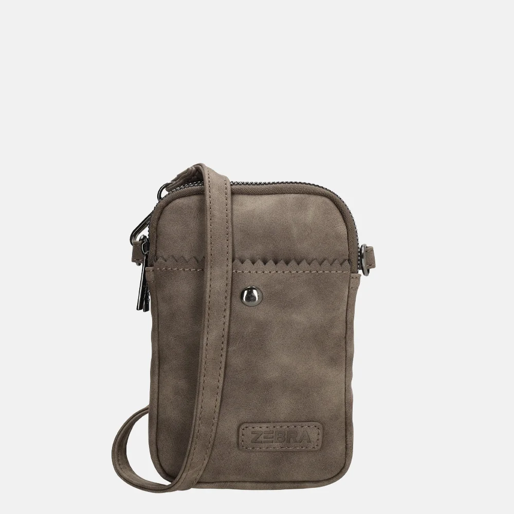 Zebra Trends telefoontas donker bruin