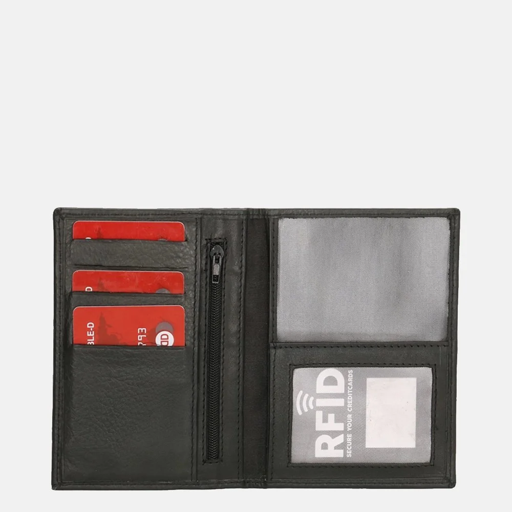 Dugros rijbewijsetui portemonnee black bij Duifhuizen