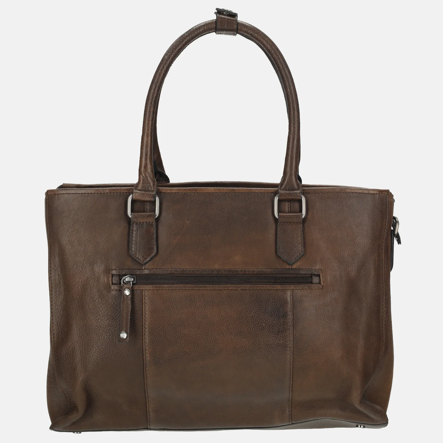 Berba Lucca laptoptas 15 inch donkerbruin bij Duifhuizen