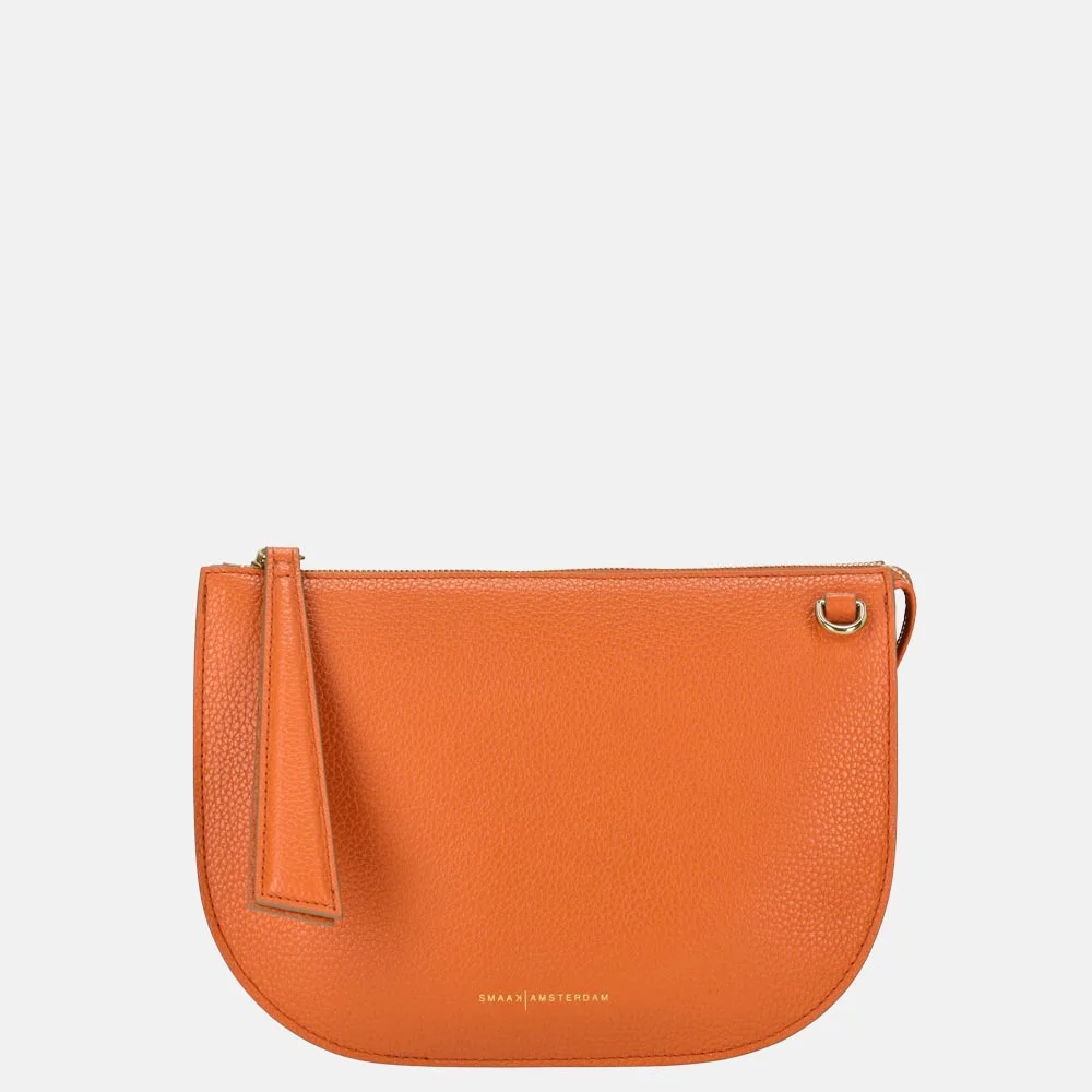 Smaak Amsterdam Silke crossbody tas mandarin bij Duifhuizen