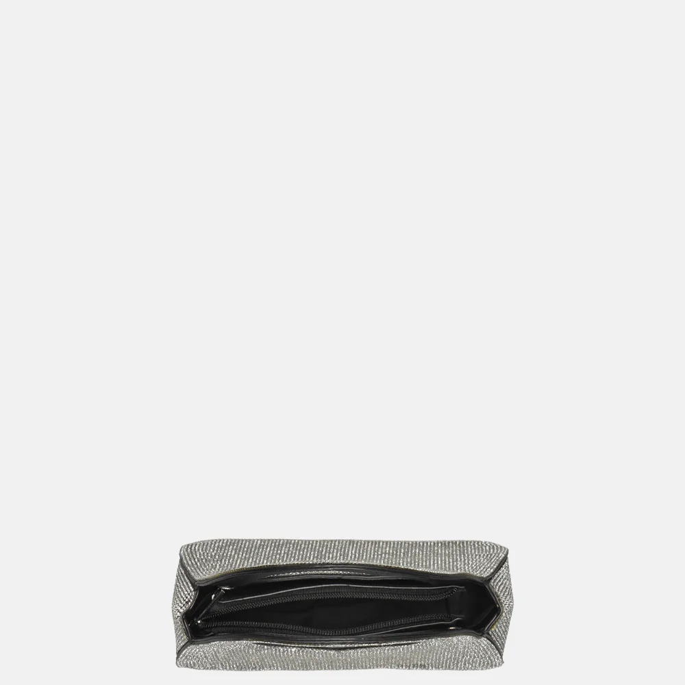 Firenze clutch strass silver bij Duifhuizen