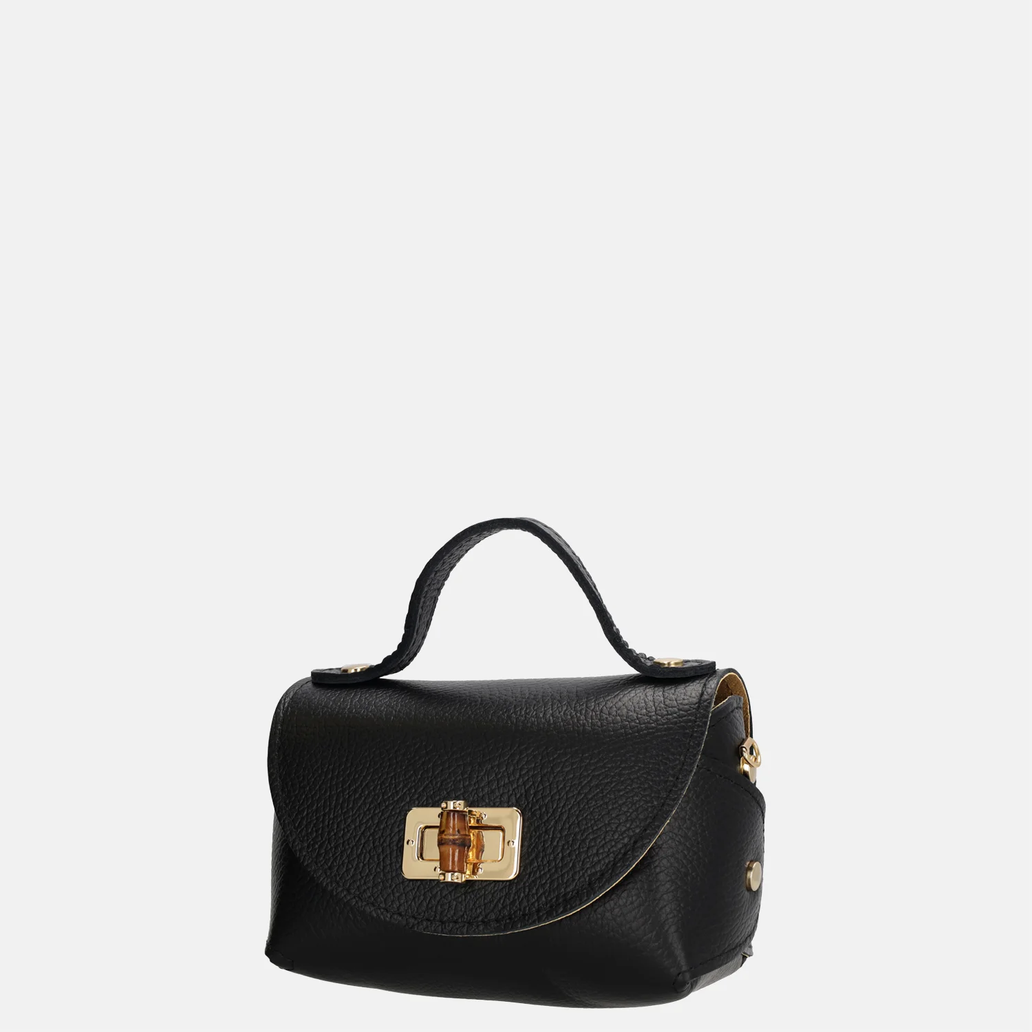 Charm London Bamboo handtas zwart bij Duifhuizen
