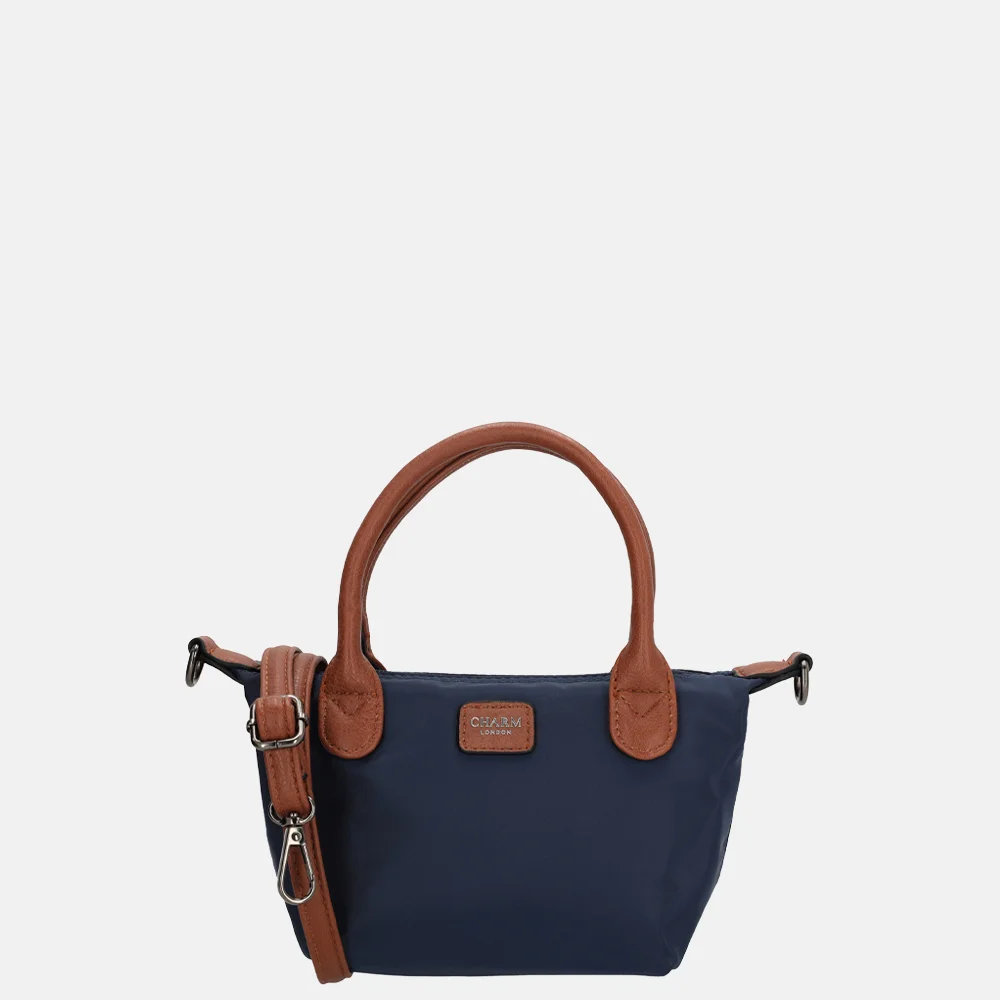 Charm London Buckingham handtas XS blauw