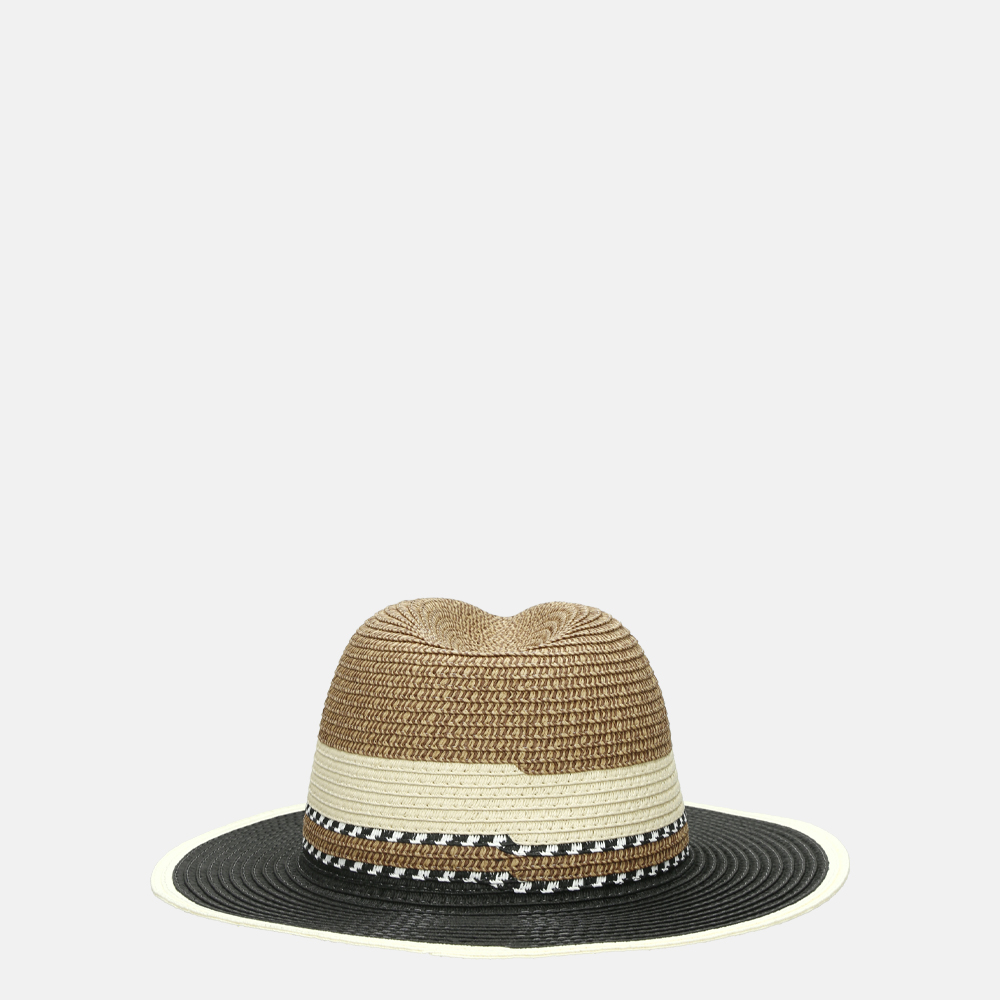 Guess Fedora hoed natural multi bij Duifhuizen