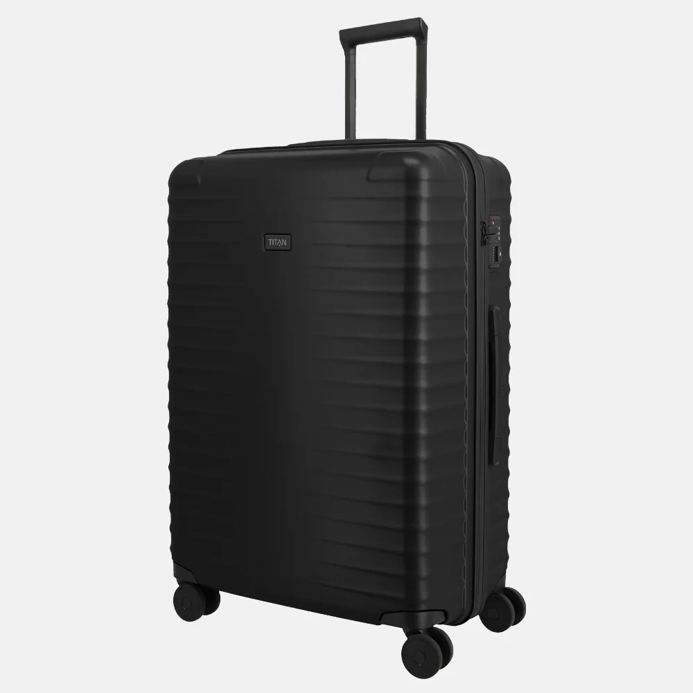 Titan Upgrade reiskoffer nightshade 75 cm black bij Duifhuizen