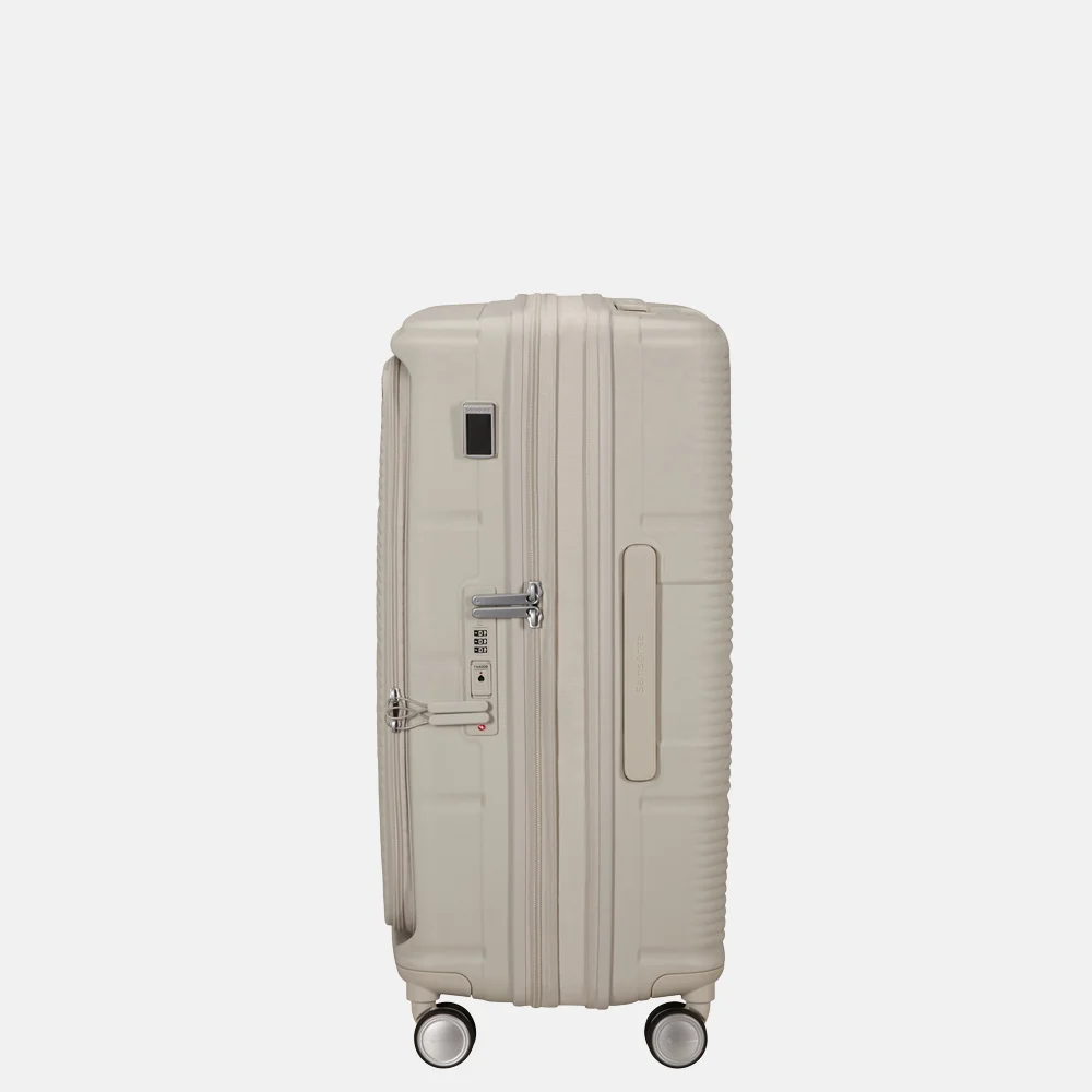 Samsonite Paralux HS Spinner reiskoffer expendable 67 cm stone grey bij Duifhuizen