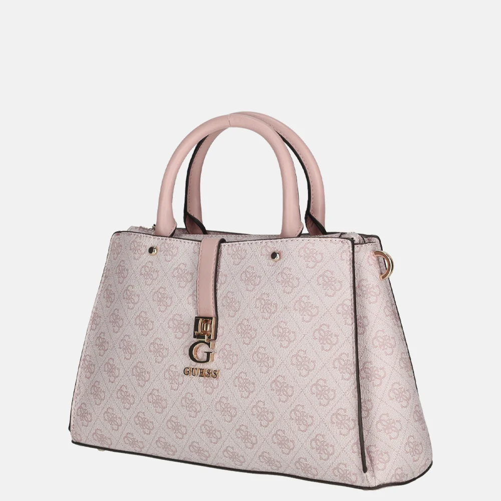 Guess Zamira Luxury handtas orchid logo bij Duifhuizen