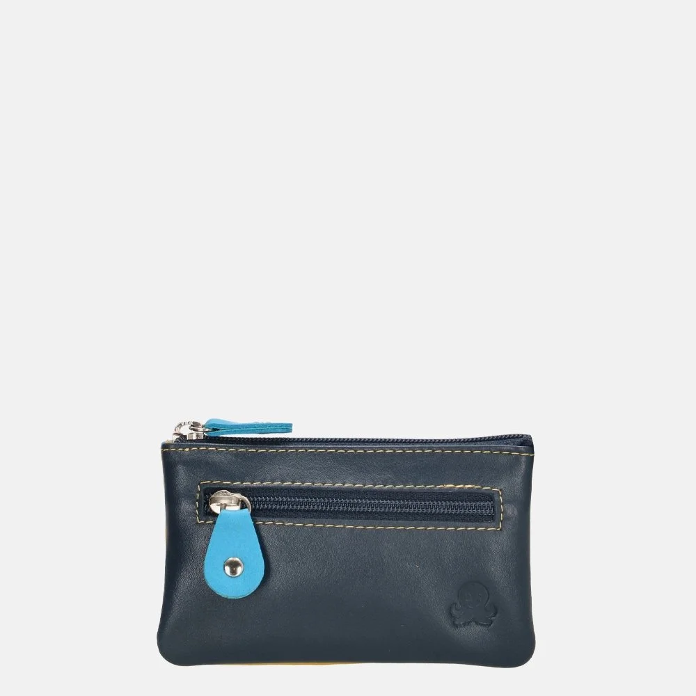 Happy Wallet rits sleuteletui blauw bij Duifhuizen