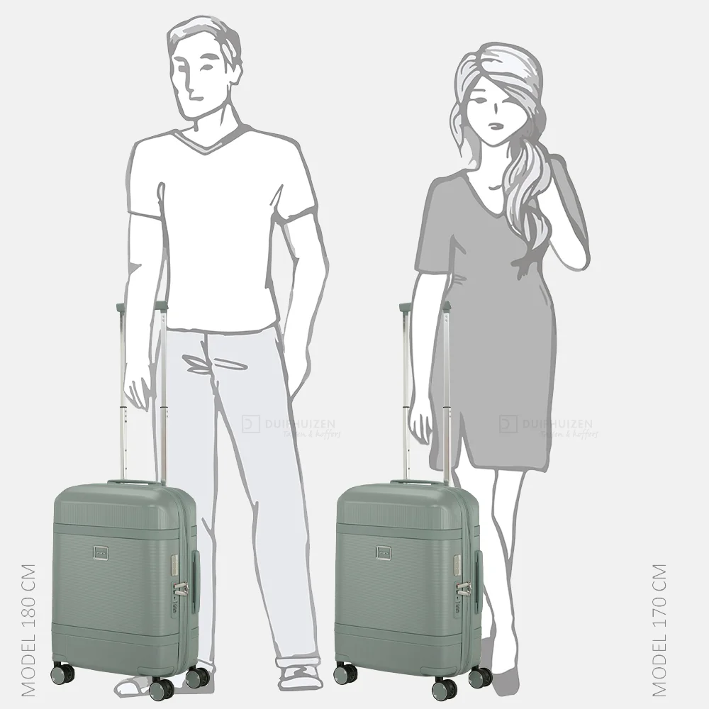 Samsonite Image Spinner handbagage koffer expendable 55 cm thyme bij Duifhuizen