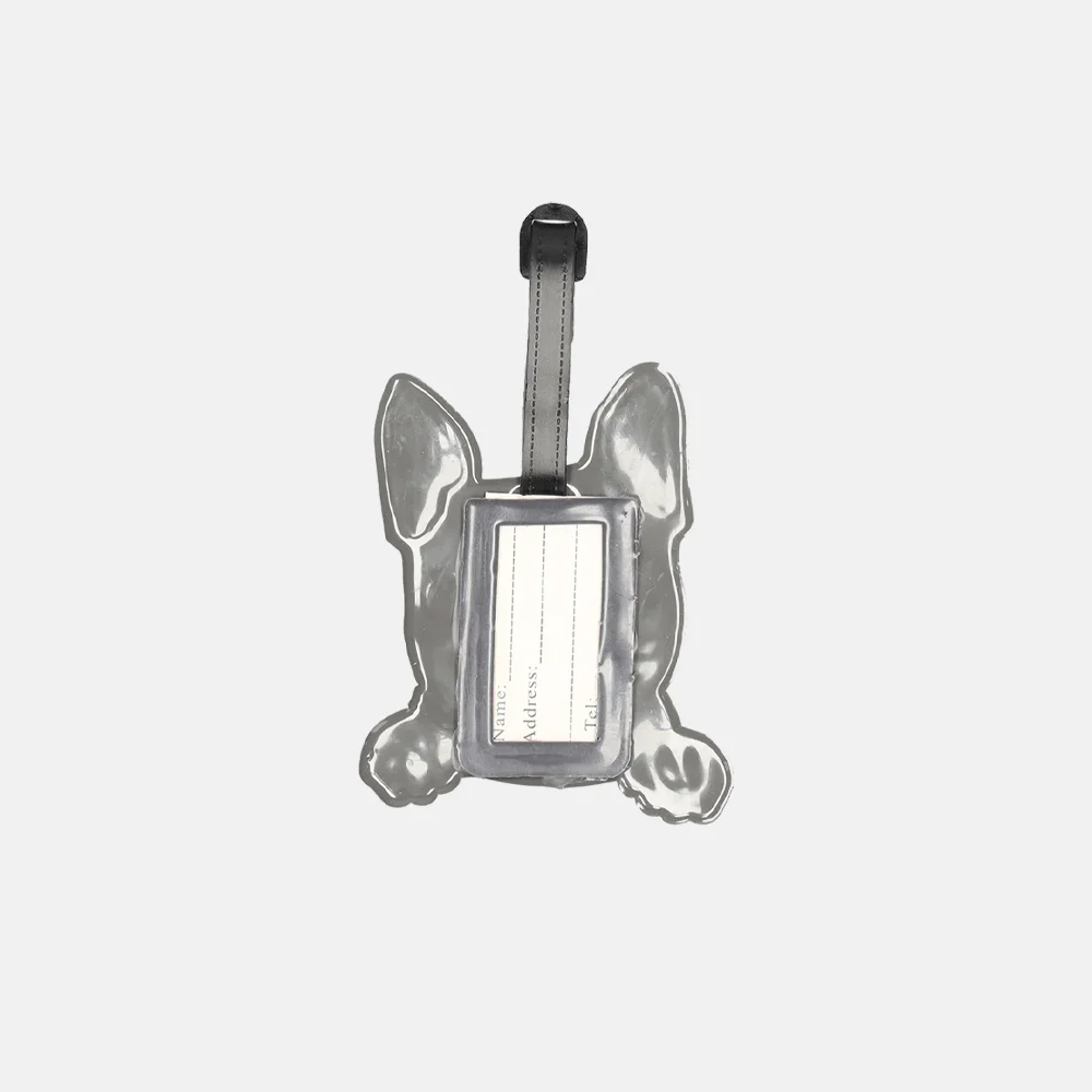 Duifhuizen kofferlabel hond bij Duifhuizen